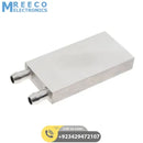 40mm X 80mm Aluminium Water Cooling Block For Liquid Water Cooler Heat Sink system - Side View