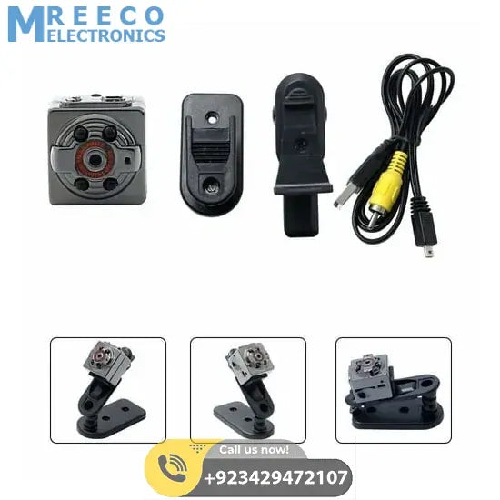 Full HD 1080P Micro IR Night Vision Motion Sensor Cam Mini Camera SQ8 - Side View
