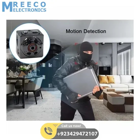Full HD 1080P Micro IR Night Vision Motion Sensor Cam Mini Camera SQ8 - Zoomed View
