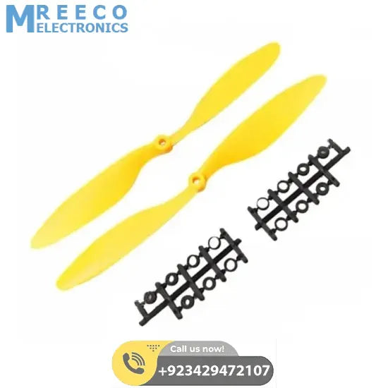 1045 Multiaxial CW CCW ABS Blade Propellers in Different Colors - Front View