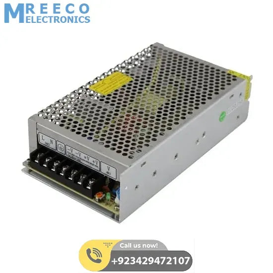 24V 10A Switching Power Supply SMPS - Front View