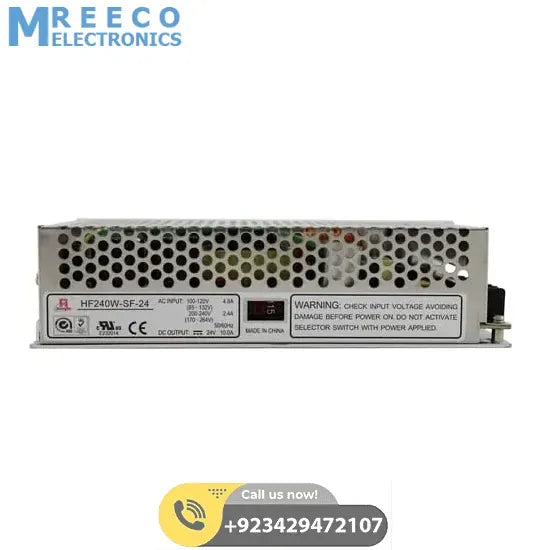 24V 10A Switching Power Supply SMPS - Back View