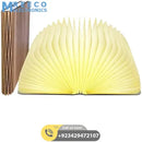 LED Book Shaped Folding Rechargeable Lamp (6.5 x 4.9x1)Inch - Side View