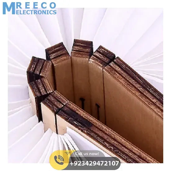 LED Book Shaped Folding Rechargeable Lamp (6.5 x 4.9x1)Inch - Top View