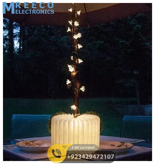 LED Book Shaped Folding Rechargeable Lamp (6.5 x 4.9x1)Inch - Bottom View