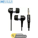 TDK Super Bass Metal Earphones/Handsfree With Caring Case - Black In Pakistan - Side View