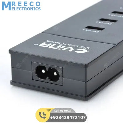 4 Ports 5A USB Charger Device 2+1+1+1 Ampere - Side View