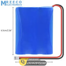 11.1V 2200mAh 18650 Li-ion Battery Pack - Side View