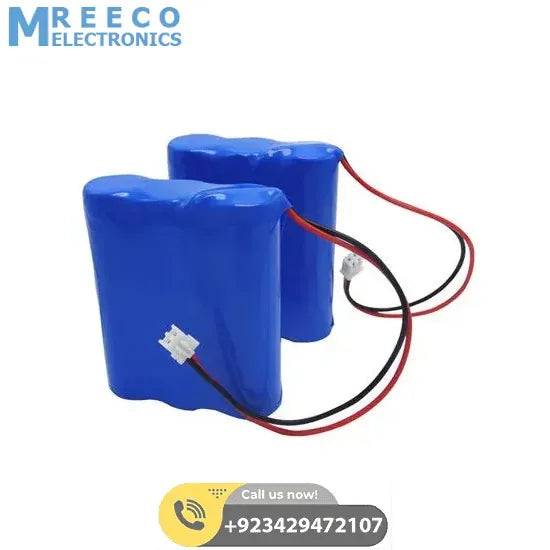 11.1V 2200mAh 18650 Li-ion Battery Pack - Back View