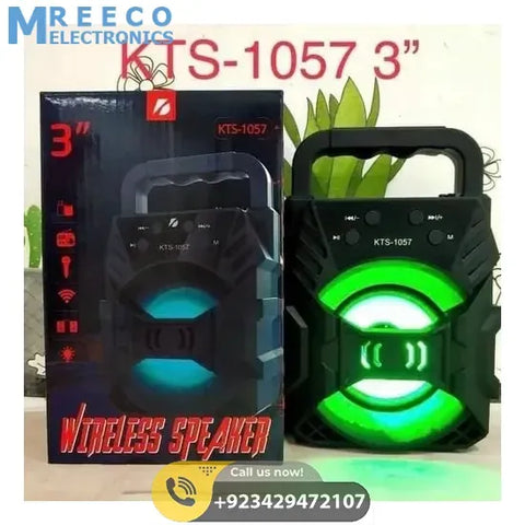 Portable Wireless Stereo Bluetooth Speaker KTS-1057 - Front View