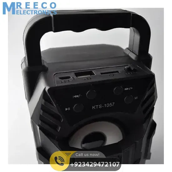 Portable Wireless Stereo Bluetooth Speaker KTS-1057 - Top View