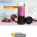 Portable Juicer Blender USB Rechargeable Mixer Bottle - Side View