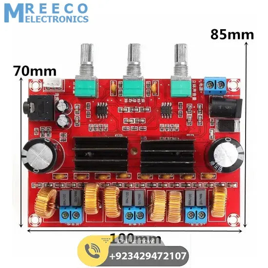 TPA3116 TPA3116D2 2.1 Channel Digital Power Amplifier Board Cheap Price In Pakistan - Top View