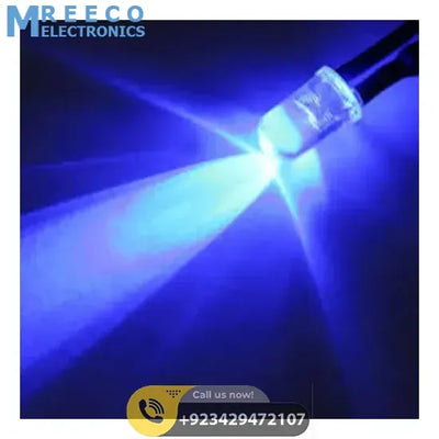 3mm Blue LED Super Bright - Side View