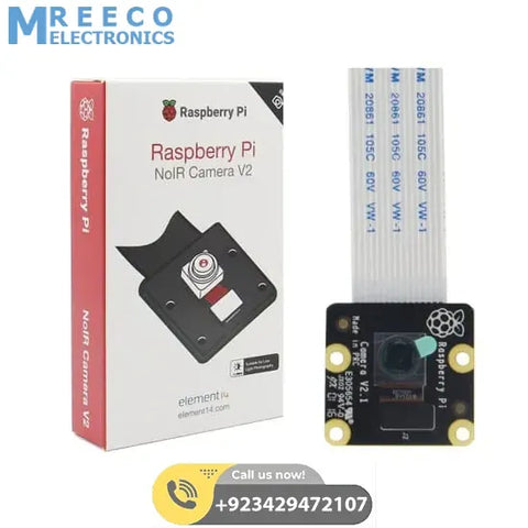 Raspberry Pi NoIR 8MP Night Vision Camera Module V2 - Front View