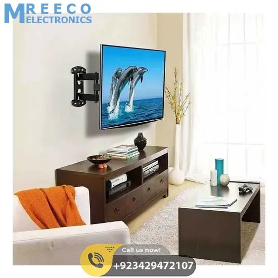 Home Design LCD Wall Mount Bracket For 14-55 Inch TVs Universal Plasma LED Tilt Bracket HDL 117B 2 Black - Top View