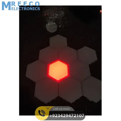 Red Touch Light Wall Mount Magnetic Modular (1pc) - Side View