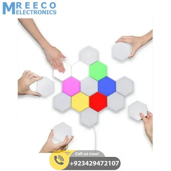 Red Touch Light Wall Mount Magnetic Modular (1pc) - Back View