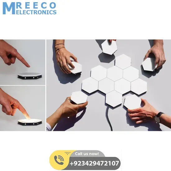 Red Touch Light Wall Mount Magnetic Modular (1pc) - Top View