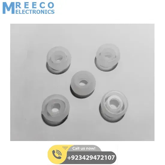 2pcs Rubber Earbuds Replacement Silicone In Ear Earphone In Pakistan - Side View