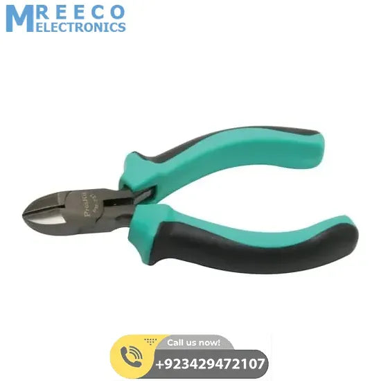 Pro'sKit 115mm Diagonal Cutting Plier PM-737 - Side View