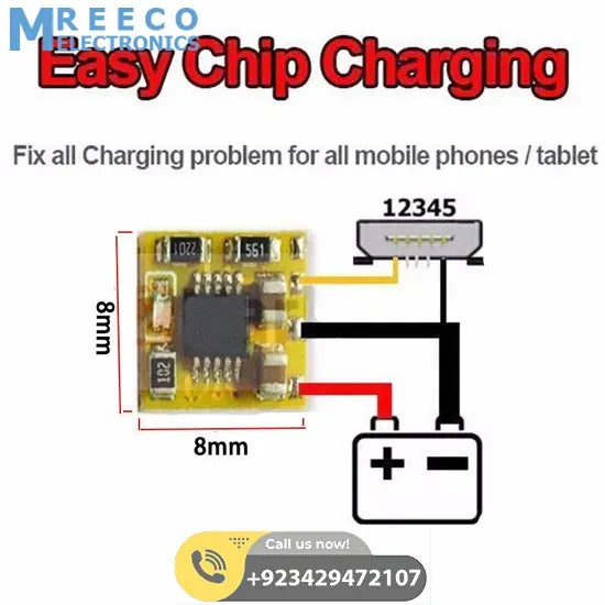 Easy chip Charge IC Chip Board Module Solve Charging Problem for Mobile Repairing - Packaging