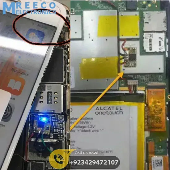 Easy chip Charge IC Chip Board Module Solve Charging Problem for Mobile Repairing - Bottom View