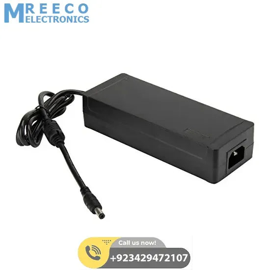24V 4A Dc Power Supply Adapter With Power Cable - Front View