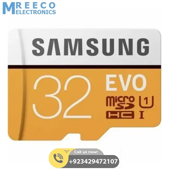 Samsung 32GB High Speed Memory Card - Front View