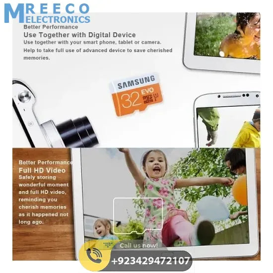 Samsung 32GB High Speed Memory Card - Back View