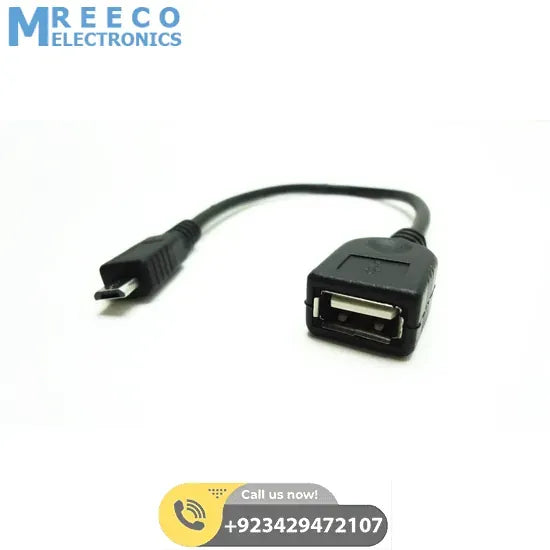 USB OTG Cable for Android Mobile Smartphones - Front View