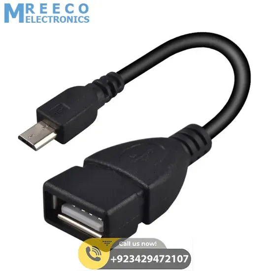 USB OTG Cable for Android Mobile Smartphones - Side View