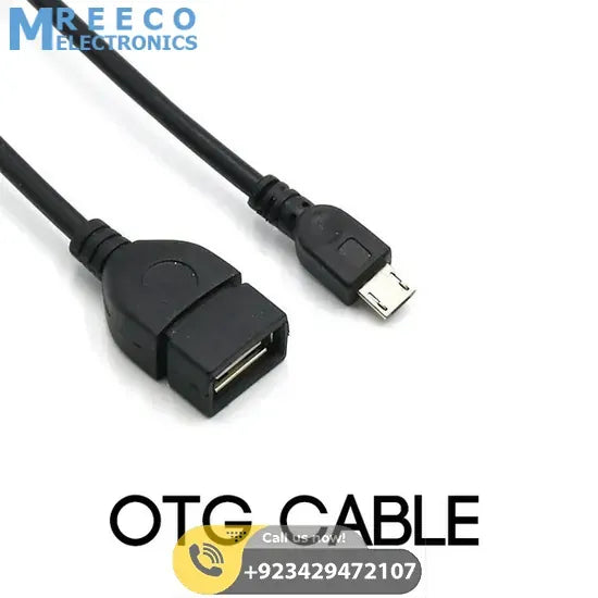 USB OTG Cable for Android Mobile Smartphones - Back View