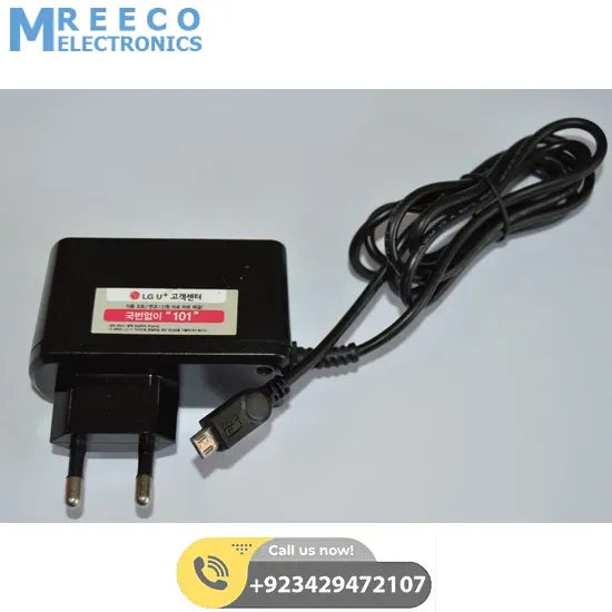 LG 5V 2A EU Power Supply Micro USB AC Adapter Charger LOT - Front View