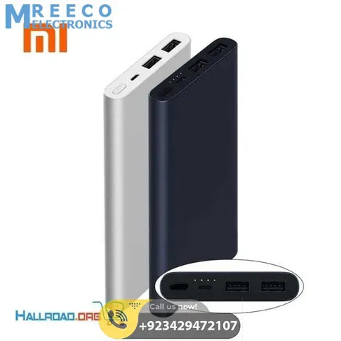 Xiaomi 10000mAh Mi Power Bank - Front View