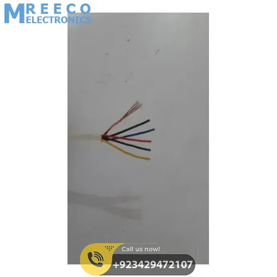 5 Core Electronic Signal Wire With Earth Line5 Core Electronic Signal Wire With Earth Line - Front View