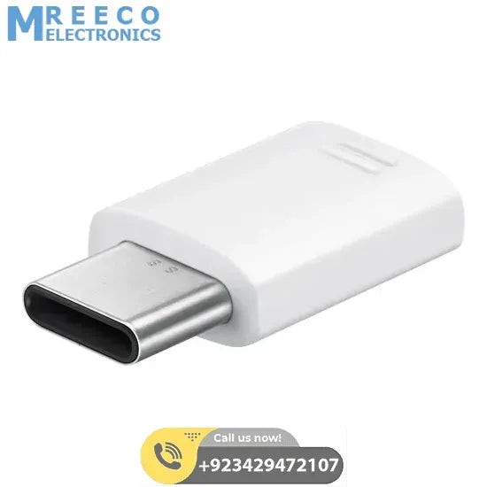 Micro USB to USB Type C Adapter - Side View