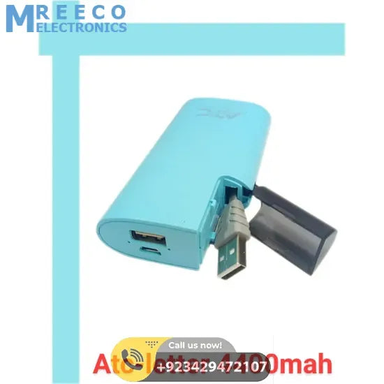 Original ATC Letter 4400mAh Power Bank - Side View