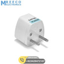 2 Pin To 3 Pin Universal AC Power Socket Adapter Charger Converter EU Plug - Side View