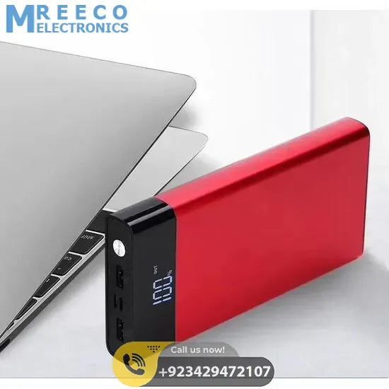 ATC HT-T22 10000mAh Super Slim Power Bank in Metallic Colors - Display View
