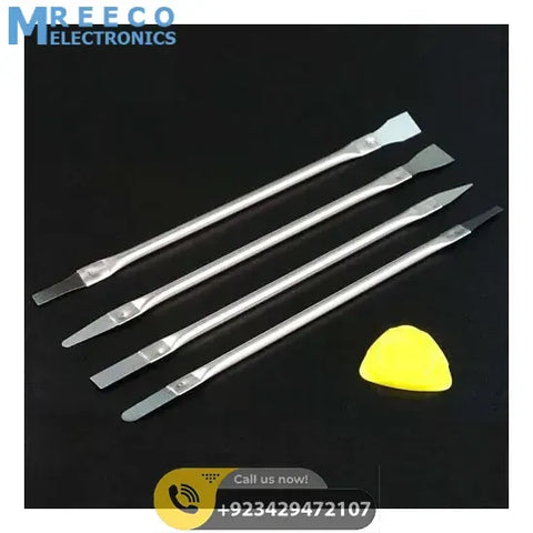 CPU Crowbar Set Stainless Steel Crowbars Mobile Phone Laptops LCD Mainboard Repair Tools for iPhone iPad Electronics Fix Tool - Front View
