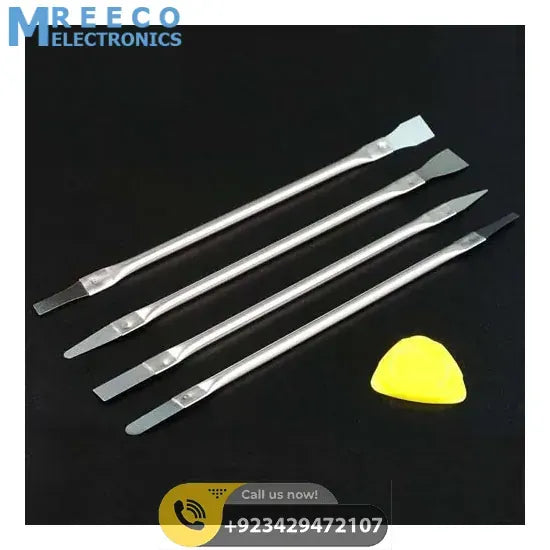 CPU Crowbar Set Stainless Steel Crowbars Mobile Phone Laptops LCD Mainboard Repair Tools for iPhone iPad Electronics Fix Tool - Front View