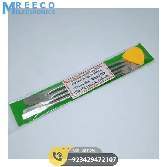 CPU Crowbar Set Stainless Steel Crowbars Mobile Phone Laptops LCD Mainboard Repair Tools for iPhone iPad Electronics Fix Tool - Top View