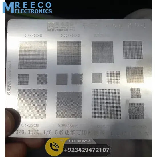 Amaoe Universal Stencil BGA IC Reballing Stencil 0.3 0.5mm In Pakistan - Side View