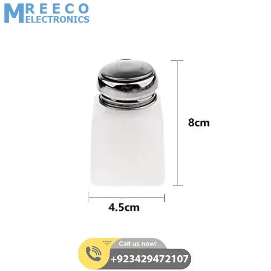 100ml Metal Cap Plastic Empty Pot Container Dispenser Bottle In Pakistan - Side View
