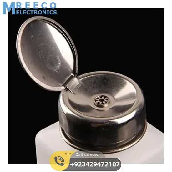 100ml Metal Cap Plastic Empty Pot Container Dispenser Bottle In Pakistan - Back View