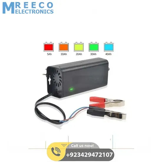 12V 5A battery charger smart fast battery charger(SON-1205B) - Top View