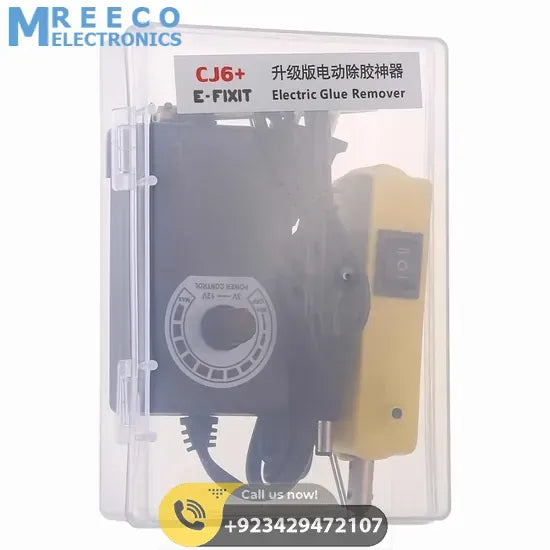 CJ6+ Electric Glue Remover Adhesive Rod LCD Screen Shovel Glue Tool Mobile Phone OCA Glue Remover Grinder Rubber Separator - Side View