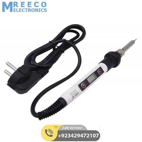 60W Maximum TNI U TU 907D Digital Soldering Iron Digital Display Soldering Iron - Front View