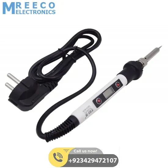 60W Maximum TNI U TU 907D Digital Soldering Iron Digital Display Soldering Iron - Front View